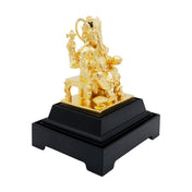 MOKSHA CRAFT India God Hinduism God 24K Gold Plated Ganesha Screen Frame Handmade Diwali Gift Gilded  4.7*4.1*7.5inch  EGMKC-STGS-474175